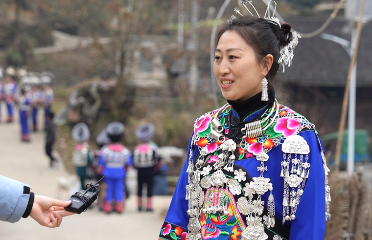 松桃举行苗族接龙仪式