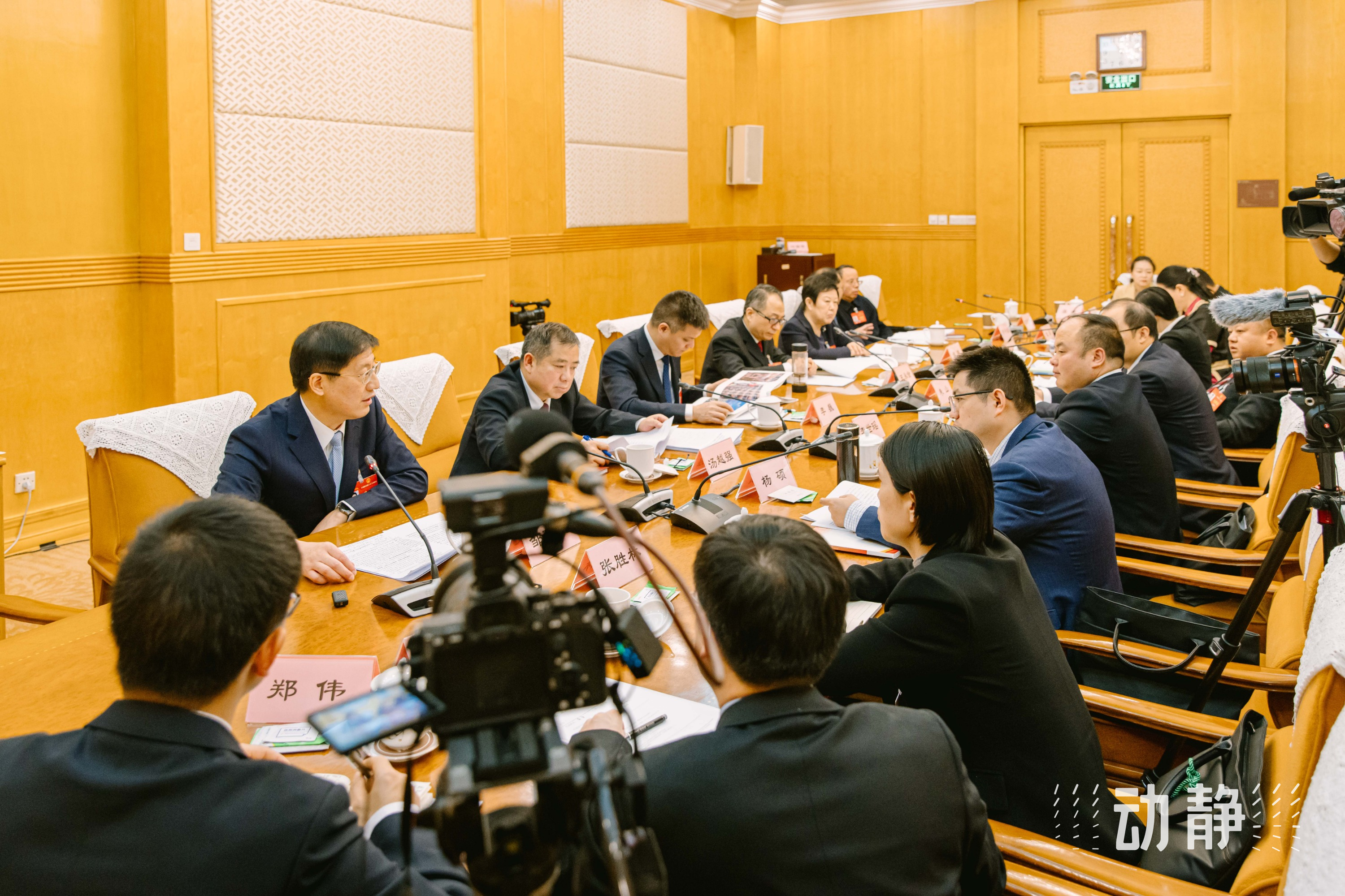 两会镜距离丨认真审议深入交流小组讨论会上的代表们
