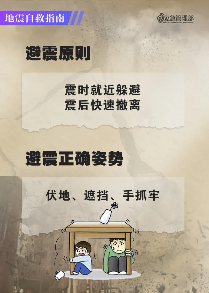 地震可能引发山体滑坡,泥石流,崩塌等次生灾害戳视频学习避险逃生安全