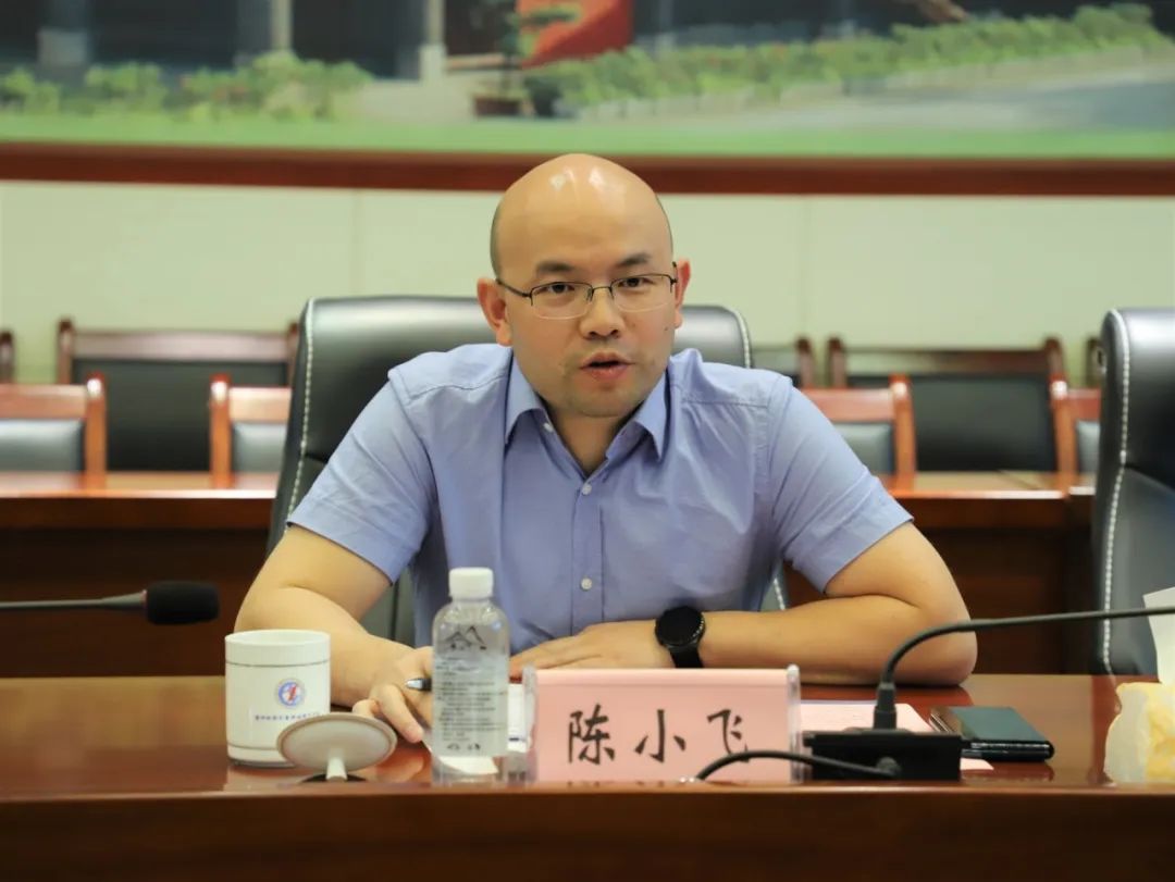 会上,陈小飞介绍了此行调研目的,以及助力职业教育国际发展的重点服务