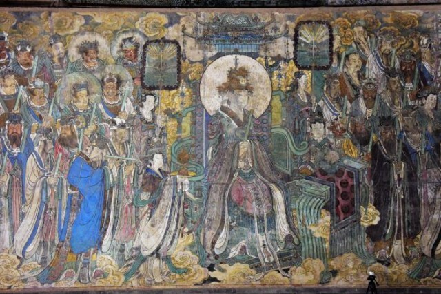 "东方艺术画廊"永乐宫壁画:倾国倾城数百年