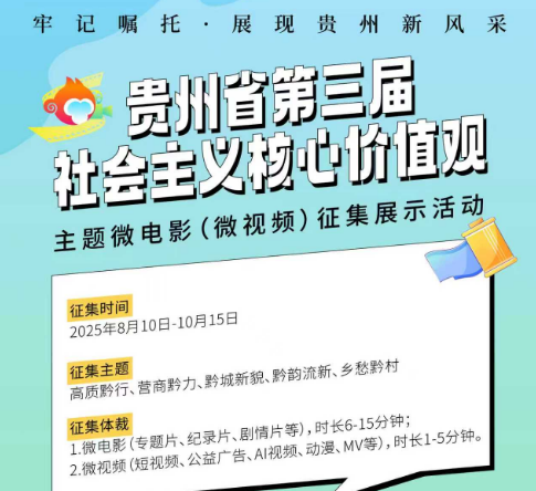 “牢记嘱托·展现贵州新风采”微视频大赛启动！你的镜头，值得被看见
