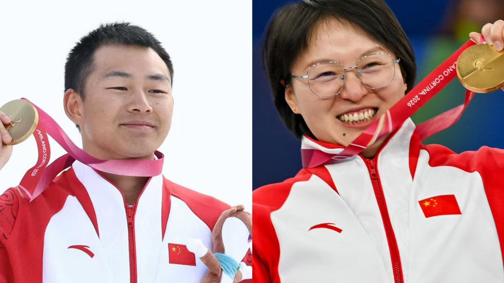 王蒙、蔡佳云担任中国体育代表团米兰-科尔蒂纳冬残奥会闭幕式旗手