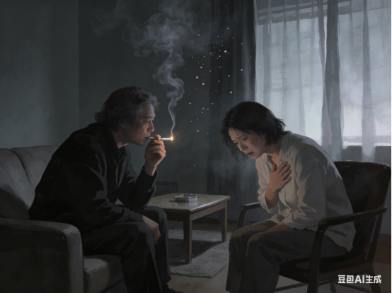 生成长期被动吸烟表现图