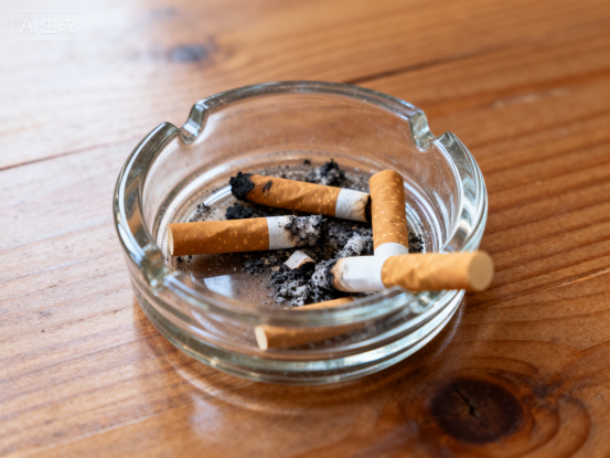 jimeng-2026-04-14-8624-烟灰缸里有少量烟头