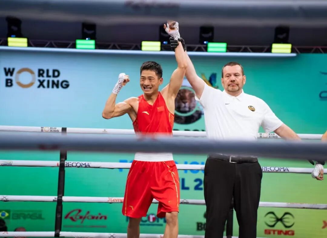 贵州健儿张家茂勇夺2026年拳击世界杯金牌