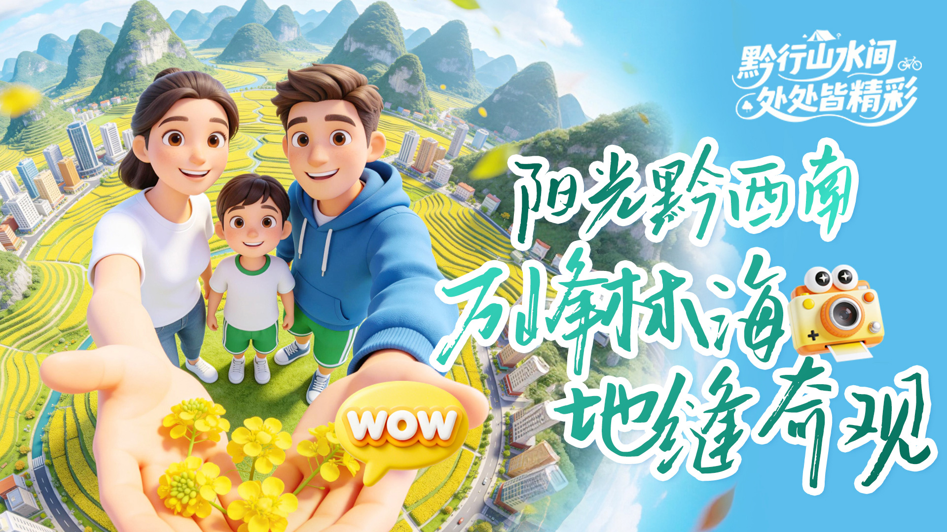 黔行山水间 处处皆精彩丨阳光黔西南 万峰林海 地缝奇观