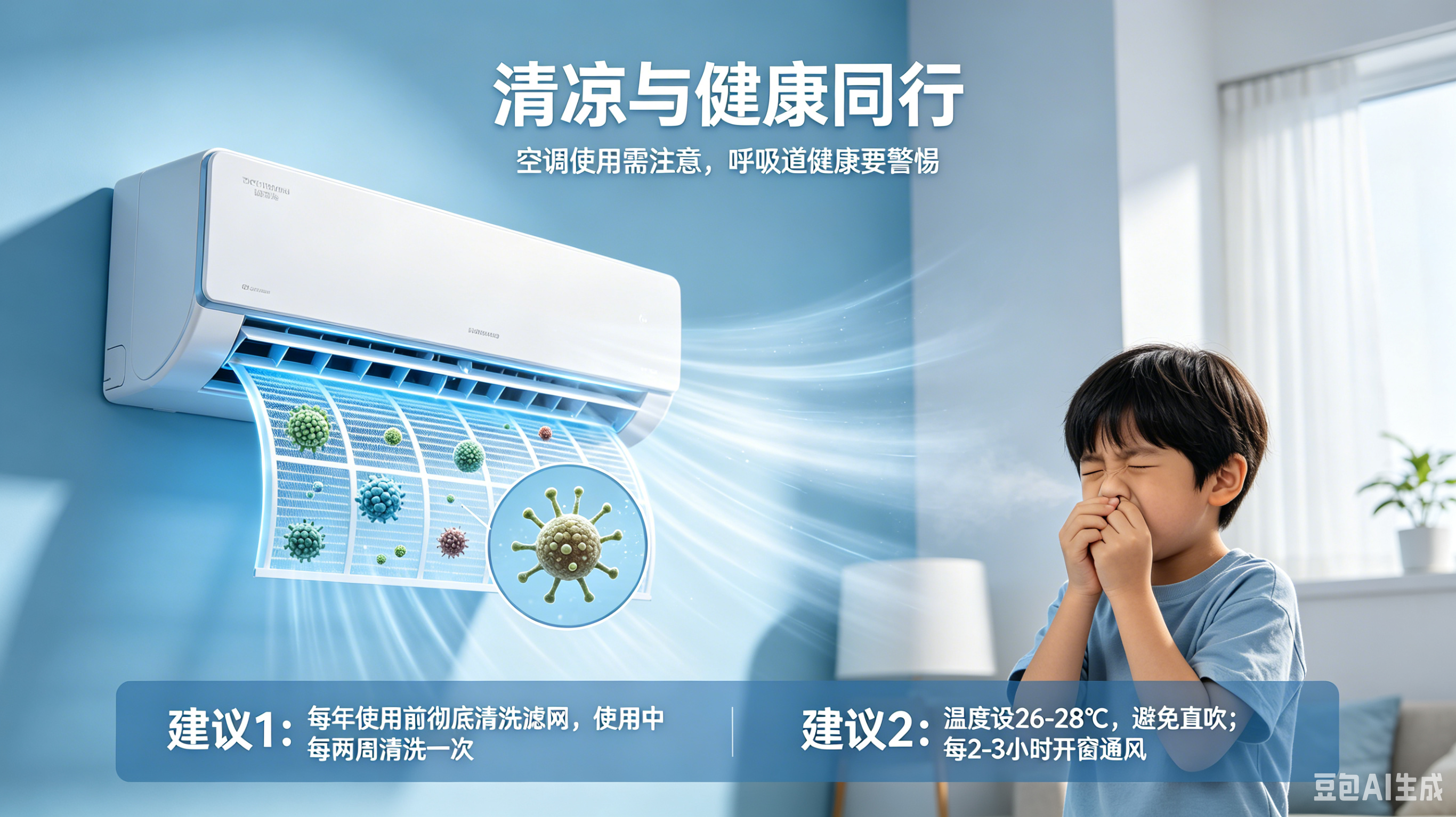 高温天气警惕空调房里的“隐形威胁”